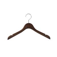 【中田工芸】WR-04-DB/レディスシャツハンガー（2本組）/ダークブラウン【produced by NAKATA HANGER（ナカタハンガー）WARDROBE（ワードローブ）】 | 中田工芸 Yahoo!店