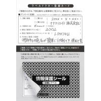 PPE-3(L) 個人情報保護シール 1袋 100枚 84×53mm 貼り直し可能 目隠しラベル 必要箇所目隠しタイプ 地紋印刷入 簡易タイプ PPE3 | ナナクリエイト ヤフーShop