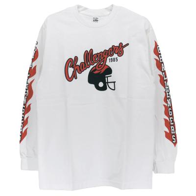 あ*ー様 希少 人気アイテム challenger ロンt CHALLENGER L/S FIREBALL TEE チャレンジャー ファイヤーボール