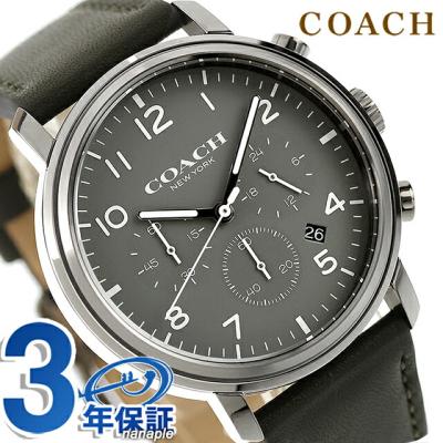 COACH メンズクォーツクロノグラフ　稼働美品 COACH 腕時計、懐中時計（腕時計表示機能：クロノグラフ