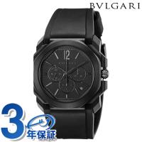 ブルガリ 時計 メンズ オクト 40mm クロノグラフ スイス製 自動巻き 腕時計 BGO41BBSVDCH/B BVLGARI オールブラック 黒 父の日 プレゼント 実用的 | 腕時計のななぷれ