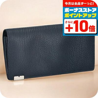 BURBERRY メンズ長財布（色：ネイビー系）｜財布｜ファッション
