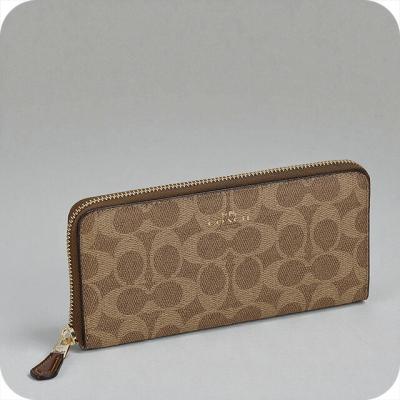 コーチ　長財布　新品未使用　ブラウン系 コーチ長財布（レディース長財布）（色：ブラウン系）｜財布