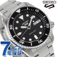 セイコー5 スポーツ SKX 自動巻き 機械式 腕時計 ブランド メンズ レディース SEIKO SBSA225 アナログ ブラック 黒 日本製 父の日 プレゼント 実用的 | 腕時計のななぷれ