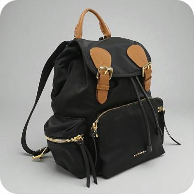 美品　BURBERRY LONDON ナイロン×レザー　バックパック　黒 ナイロン バックパック (ブラック) - メンズ, ナイロン