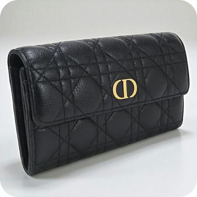明日まで！超値下げしてます【美品】DIOR ディオール 長財布 DIOR】LADY DIOR VOYAGEUR 長財布 レディーディオール (Dior/長