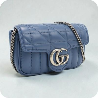 GUCCI レディースショルダーバッグ（色：ブルー系）｜バッグ