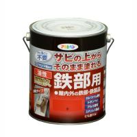 【アサヒペン】塗料 油性高耐久鉄部用【 1．6L 赤 】 | ナンバYahoo店