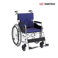 車椅子 介助式 背折れ 折りたたみ 車いす モジュールタイプ ドットネイビー SMK30-3843DN | 介護用品直販店なのはな