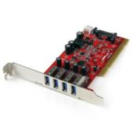 ＳｔａｒＴｅｃｈ．ｃｏｍ USB増設カード/PCI/PCI-X - 4x USB-A/5Gbps/SATA電源コネクター 目安在庫=△ | ナノズ ヤフー店