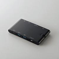 エレコム Type-Cドッキングステーション PD USB HDMI Dsub LAN SD ブラック メーカー在庫品 | ナノズ ヤフー店
