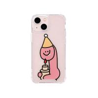 168cm ハイブリッドクリアケース for iPhone 13 mini Pink Olly with ケーキ 目安在庫=△ | ナノズ ヤフー店