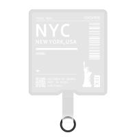 ａｒａｒｅｅ TAG HOLDER 外付けストラップホール NEWYORK クリア 目安在庫=△ | ナノズ ヤフー店