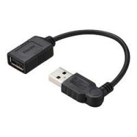 バッファロー BU2AASW01BK USB2.0延長ケーブル A-A スイング 0.1m ブラック 取り寄せ商品 | ナノズ ヤフー店