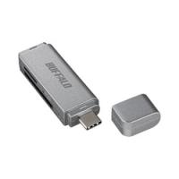バッファロー BSCR120U3CSV USB3.0 Type-C接続 カードリーダー SD用 シルバー 取り寄せ商品 | ナノズ ヤフー店