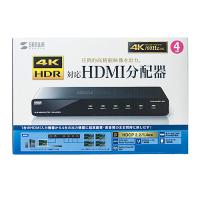 サンワサプライ 4K/60Hz・HDR対応HDMI分配器(4分配) VGA-HDRSP4 目安在庫=△ | ナノズ ヤフー店
