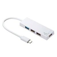 サンワサプライ USB Type C コンボハブ(4ポート) ホワイト USB-3TCH7W メーカー在庫品 | ナノズ ヤフー店