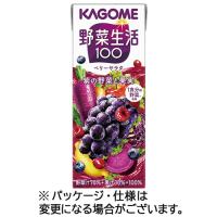 野菜生活100 ベリーサラダ 200mL 紙パック 1セット(24本) 取り寄せ商品 | ナノズ ヤフー店