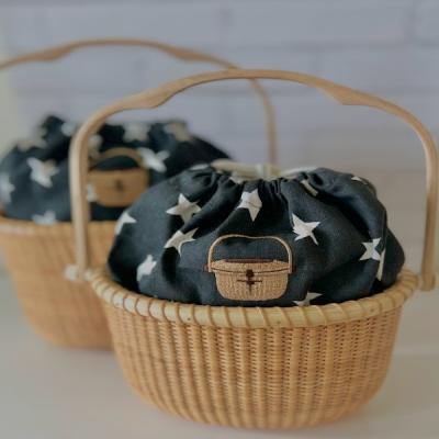 ファブリックバスケット　*handmade* Nantucket Basket Company - インナーバッグ・ファブリック製品｜Yahoo