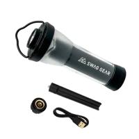 ミニランタン マイクロタイプ USB充電式 Goal Zero系サイズ感 サブ・常備用ランタン 77g 超軽量 SWAG GEAR (BLACK