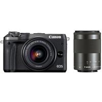 Canon ミラーレス一眼カメラ EOS M6 ダブルズームキット(ブラック) EF-M15-(中古品) | 夏目ストア