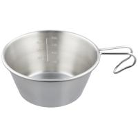 キャプテンスタッグ(CAPTAIN STAG) シェラカップ ステンレス ビッグ シェラカップ 1.0L 螺旋仕上 ステンレス製 日本製 燕三条産 U