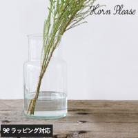 フラワーベース 花瓶 ガラス シンプル おしゃれ 透明 グラス Horn Please ホーン プリーズ リューズガラス フラワーベース ネック | natu&robe