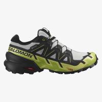 サロモン SPEEDCROSS 6 GORE-TEX(スピードクロス 6 ゴアテックス) 27.0cm L.ROCK/BLACK/S.LIME | ナチュラム アパレル専門店