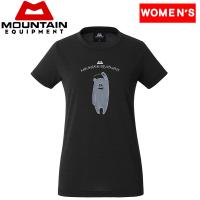 トップス(レディース) MountainEquipment W BRITPOP TEE - KUMA(ブリットポップ ティー クマ)ウィメンズ S ブラック | ナチュラム アパレル専門店