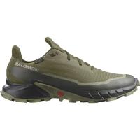 サロモン 24春夏 ALPHACROSS 5 GORE-TEX(アルファクロス 5 ゴアテックス) 28.0cm O.NIGHT/BLACK/D.L.GREEN | ナチュラム アパレル専門店