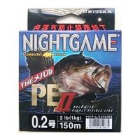 ルアー釣り用PEライン ユニチカ ナイトゲーム・ザ・メバルPEII 150m 0.2号/2lb | ナチュラム フィッシング専門店