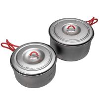 クッカーセット EVERNEW Ti U.L. Pot set 900&1300 1300/900ml