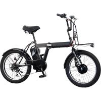 折りたたみ自転車 キャプテンスタッグ FDB206 eワイルダー 折りたたみ電動自転車 20インチ マットブラック | ナチュラム アウトドア専門店