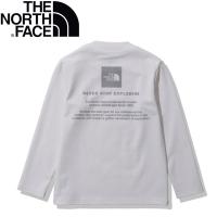 トップス ザ・ノース・フェイス 24春夏 K L/S SUNSHADE TEE(ロングスリーブ サンシェードティー)キッズ 120cm オフホワイト(OW) | ナチュラム アウトドア専門店