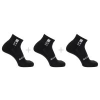 ソックス・靴下 サロモン EVERYDAY ANKLE 3-PACK(エブリデイ アンクル 3パック) S BLACK/BLACK/BLACK | ナチュラム アウトドア専門店