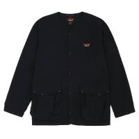 アウター(メンズ) ナンガ 24春夏 NYLON TUSSER NO COLLAR JACKET M BLK | ナチュラム アウトドア専門店