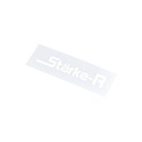 Starke-R(スタークアール) ステッカー Type STICKER S マットホワイト | ナチュラム アウトドア専門店