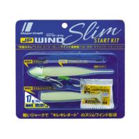 シーバス用ルアー メジャークラフト ジグパラ ワインド・スリム スタートキット 10g 夜光ヘッド+超夜光ワーム | ナチュラム Yahoo!ショッピング店