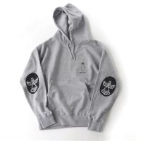 15日まで全品+P5% トップス(メンズ) gym master ヒジレスラー スウェット プルパーカー L 杢グレー(03) | ナチュラム Yahoo!ショッピング店