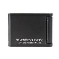 ケンコー SDメモリーカードケースAS 4枚収納タイプ(SDカード4枚+microSDカード4枚収納可能) ブラック | ナチュラム Yahoo!ショッピング店