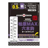 渓流仕掛け・淡水仕掛け バリバス バリバス ワカサギ仕掛け 桧原MAX 6本鈎 新秋田狐かねり 0.8号 | ナチュラム Yahoo!ショッピング店