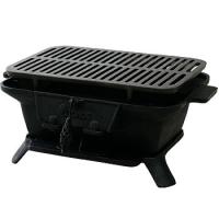 18.19日全品+P5% BBQ・七輪・焚火台 ONOE 鋳物こんろ角型 CI-1607 | ナチュラム Yahoo!ショッピング店
