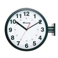 ダルトン ダブルフェイス ウォールクロック DOUBLE FACES WALL CLOCK BK 壁設置 両面時計 リビング 店舗 お店 アナログ S82429BK | ノーティーヤフー店