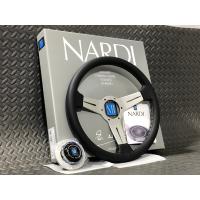 栃木発 ￥送料一律￥ NARDI ナルディー クラシック ブラックレザー＆シルバースポーク 330mm N111 検）33Φ パイ モモ ステアリング MOMO | エヌオートプラン