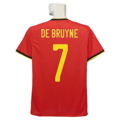 【⭐︎美品/正規品】ベルギー代表 デ・ブライネ ユニフォーム ベルギー代表 2022 ホーム 半袖レプリカユニフォーム 7.デ
