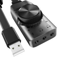 BENGOO サウンドカード 外付け USB オーディオ 変換アダプタ 3.5mm ミニ ジャック ヘッドホン・マイク端子 PS4,MacBook,M | エヌシーショップ