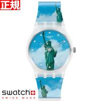 swatch スウォッチ MoMA 腕時計 メンズ レディース ニューヨーク・バイ・タダノリ・ヨコオ ザ・ウォッチ GZ351 | neelヤフー店