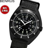 ベンラス BENRUS 腕時計 メンズ コンバット TYPE-II BK COMBAT BK ミリタリーウォッチ | neelヤフー店