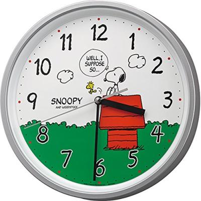 新品★アフタヌーンティーリビング×PEANUTS スヌーピー掛け時計★電波時計 gb6249-01_4.jpg