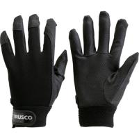 TRUSCO(トラスコ)　ＰＵ厚手手袋　Ｍサイズ　ブラック TPUG-B-M | 医療介護の楽市